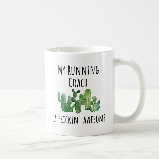 Laufende Trainergeschenke Idee Kaffeetasse (Rechts)