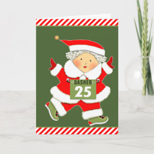 Laufende Weihnachtskarte Feiertagskarte
