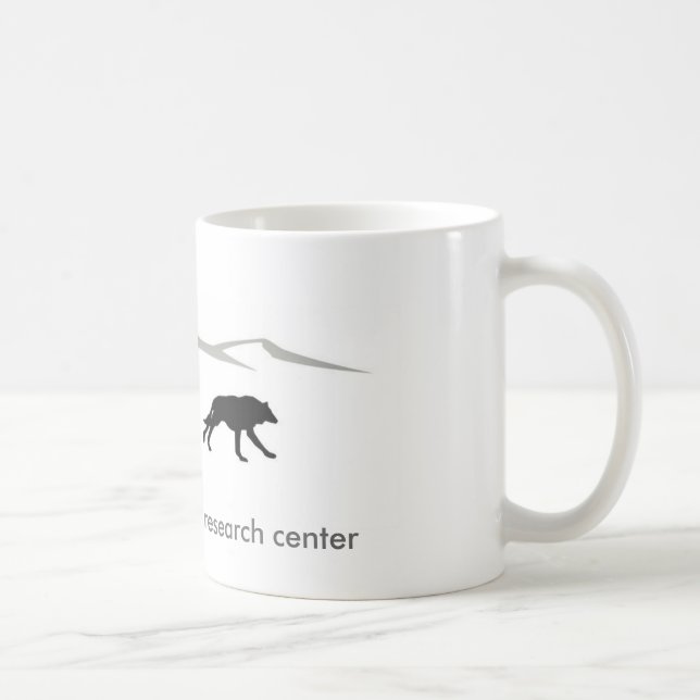 Laufende Wolf-Tasse Kaffeetasse (Rechts)