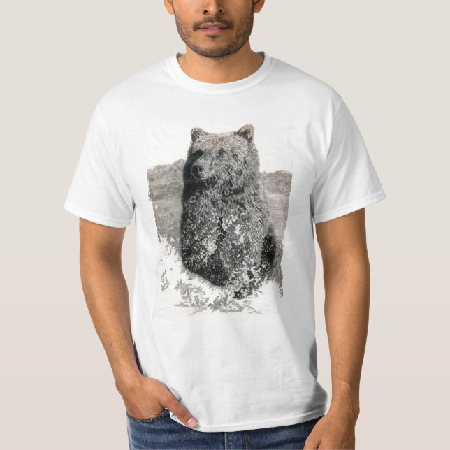 laufender Bär T-Shirt (Vorderseite)