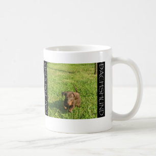 Laufender Dackel-Welpe Kaffeetasse