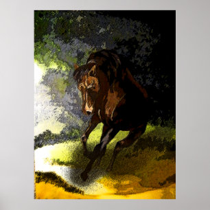 Laufender freier Druck Poster