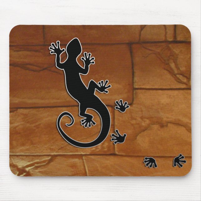 Laufender Gecko Mousepad (Vorne)