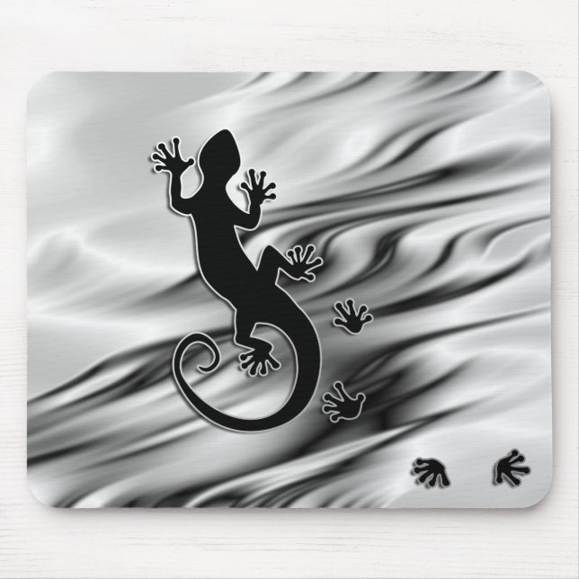 Laufender Gecko Mousepad (Vorne)