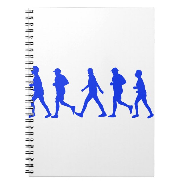 Laufender Joggen Notizblock (Vorderseite)