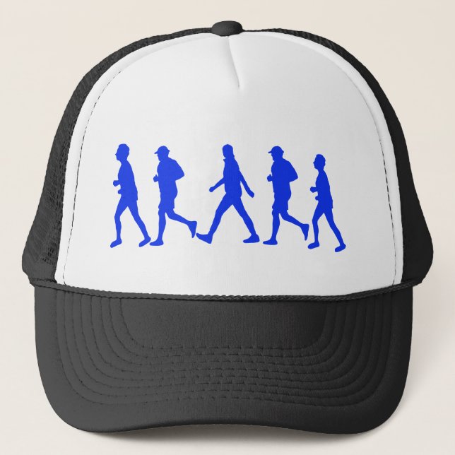 Laufender Joggen Truckerkappe (Vorderseite)