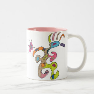 "Laufender Mann-" abstrakte Tasse