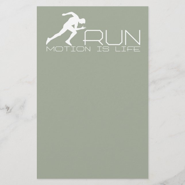 Laufender Mann Flyer (Hinten)