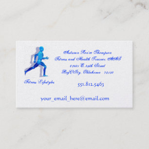 laufender Mann für logo2, Fitness-Lebensstile, Visitenkarte