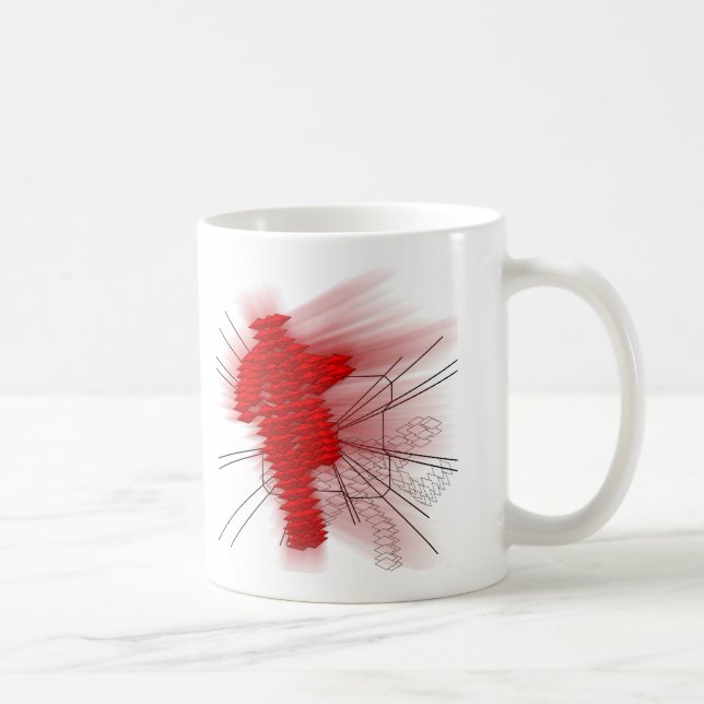 Laufender Mann Kaffeetasse (Rechts)