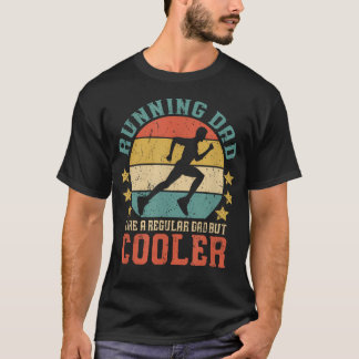 Laufender Papa Vintage Lustiger Marathonläufer T-Shirt