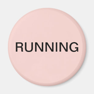 Laufender rosa Spülmaschinenmagnet Magnet