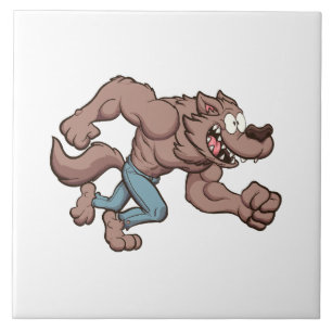 laufender Werwolf Fliese