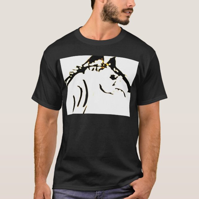 Laufender Zebra T-Shirt (Vorderseite)