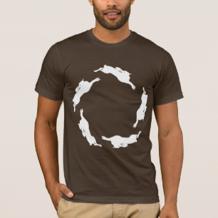 Laufendes Hase-T-Shirt T-Shirt