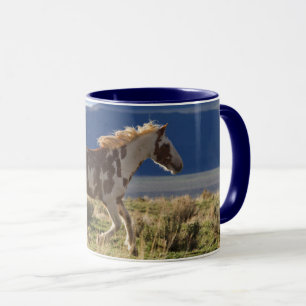 Laufendes Hengst, Steens Mountains, Oregon Tasse