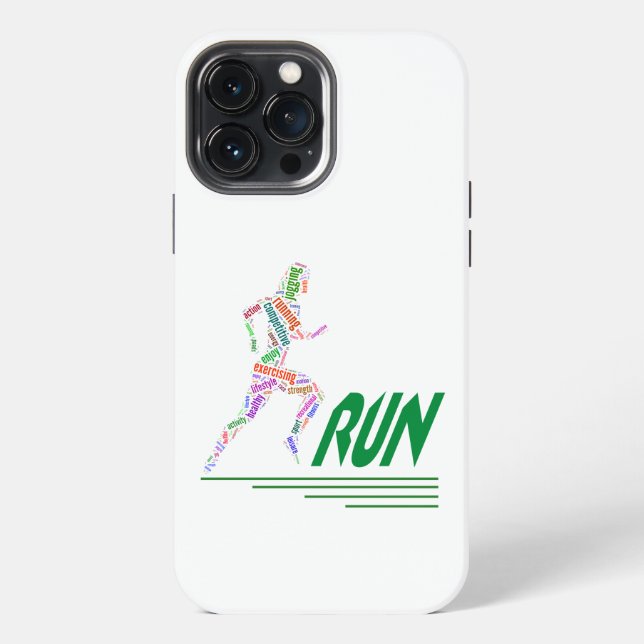 Laufendes Mädchen iPhone 13 Pro Max Hülle (Rückseite)