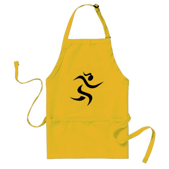 laufendes Mädchen Schürze (Vorne)