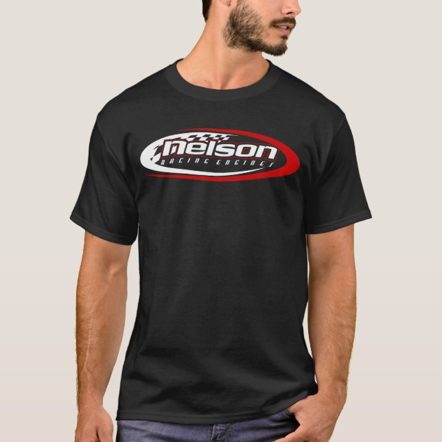 Laufendes Motorlogo Nelsons T-Shirt (Vorderseite)