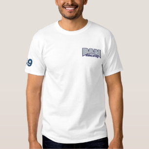 Laufendes offizielles Logo Bam u. T-Shirt 49