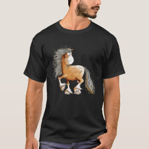 Laufendes Pferd für Pferdefreunde und Reiter T-Shirt