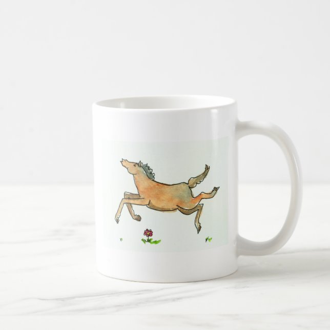 laufendes Pferd Kaffeetasse (Rechts)