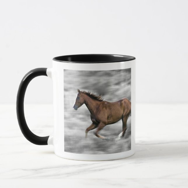 Laufendes Pferd Tasse (Links)