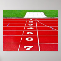 Laufendes Track Poster/Print