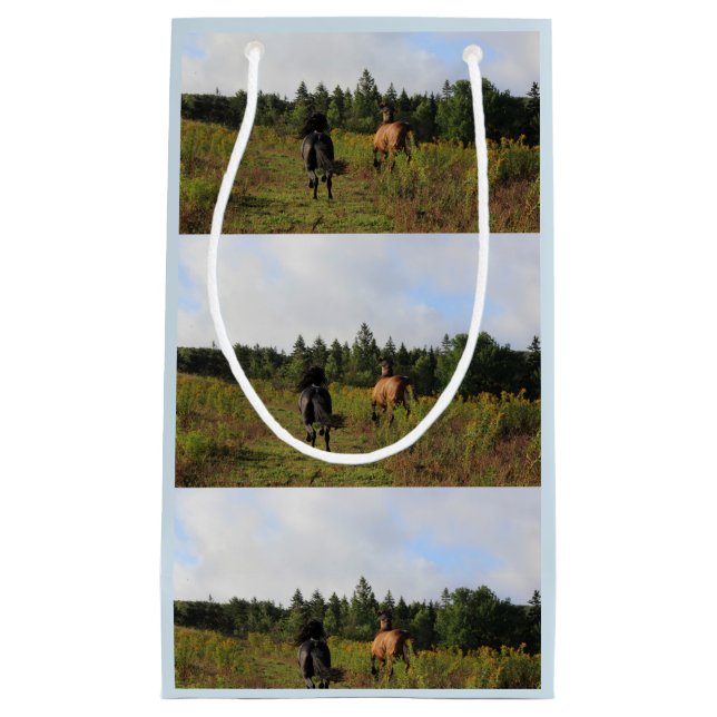 Laufendes wildes kleine geschenktüte (Vorderseite)