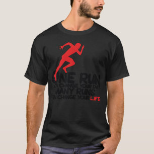 Laufendes Zitat-Geschenk T-Shirt