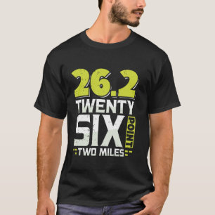 Läufer 26,2 VIERUNDZWANZIG KOMMA ZWEI MEILEN Lusti T-Shirt