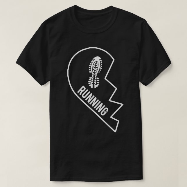 Läufer für Paare - Läufer T-Shirt (Design vorne)