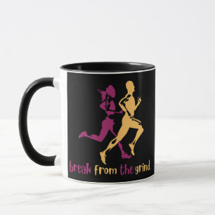Läufer-Kaffeetasse Tasse