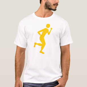 Läufer (männlich) - Bernsteinfarben T-Shirt