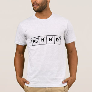 Läufer-Periodensystem-Elemente T-Shirt