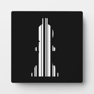 Läufer Schachfigur Strichcode Läufer Barcode Fotoplatte