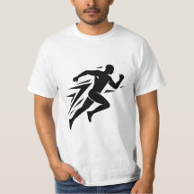 Läufer-Silhouette Athletisches Sportdesign
