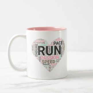 Läufer-Tasse Zweifarbige Tasse