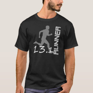 Läufer-Zonen-halber Marathon-T - Shirt
