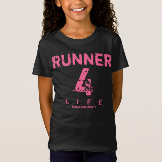 Läuferin 4 Leben - Pink T-Shirt