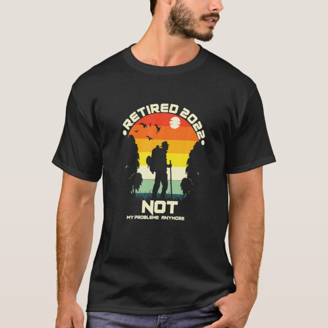 Läufig 2022 Nicht mein Problem noch lustiger Vinta T-Shirt (Vorderseite)