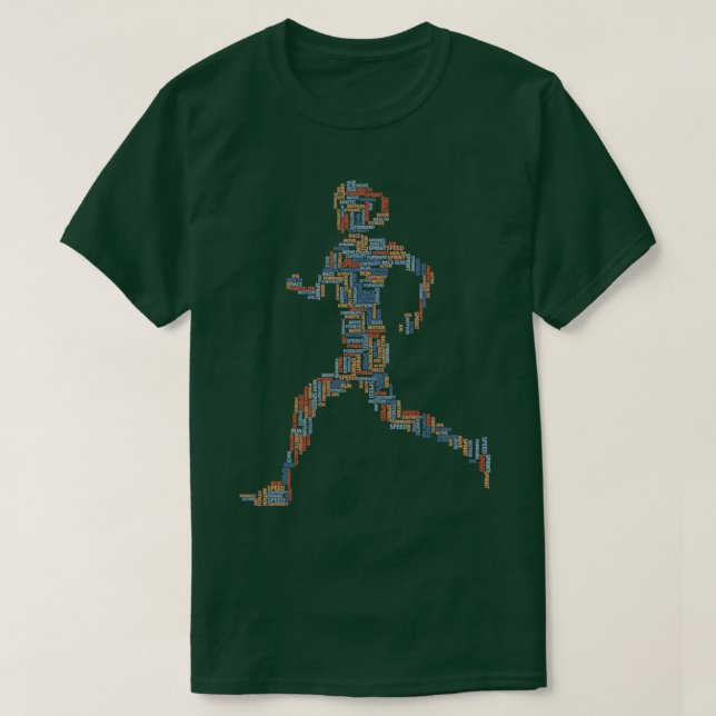 Laufkollage T-Shirt (Design vorne)