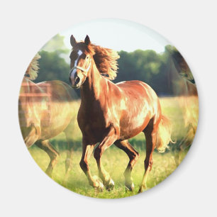 Laufpferd Magnet