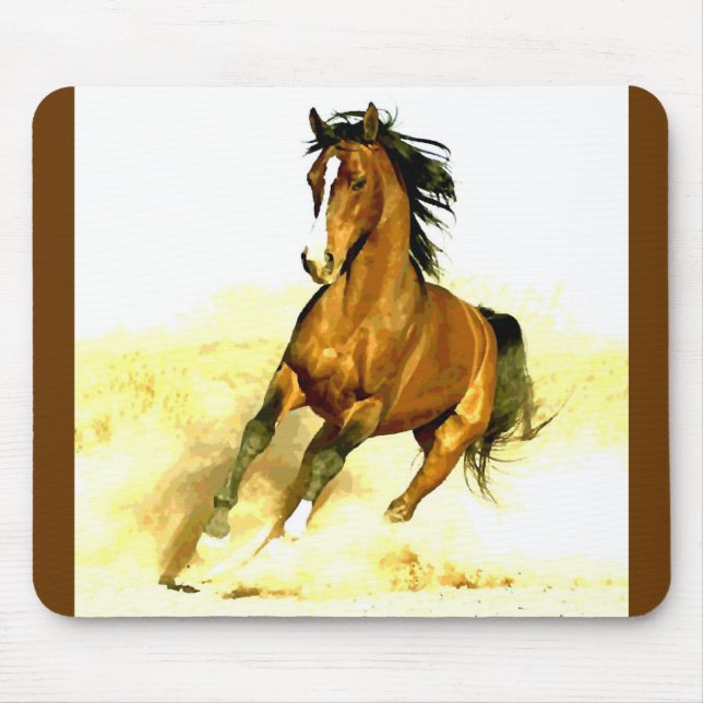 Laufpferd Mousepad (Vorne)