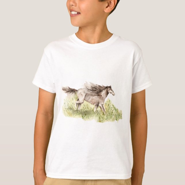 Laufpferd T-Shirt (Vorderseite)
