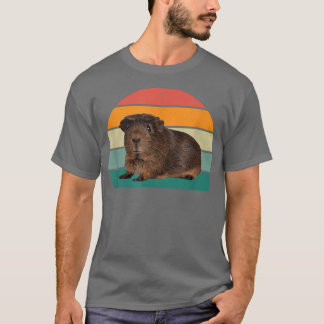 Laufrad Guinea Schweine Mom Papa Laufkäfig Gitarre T-Shirt