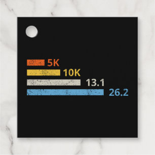 Laufstrecken I - 5K 10K 13,1 26,2 Marathonläufer Geschenkanhänger