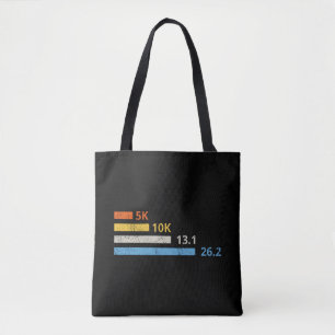 Laufstrecken I - 5K 10K 13,1 26,2 Marathonläufer Tasche