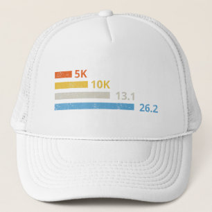 Laufstrecken I - 5K 10K 13,1 26,2 Marathonläufer Truckerkappe