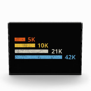 Laufstrecken II - 5K 10K 21K 42K Marathoner Fotoblock